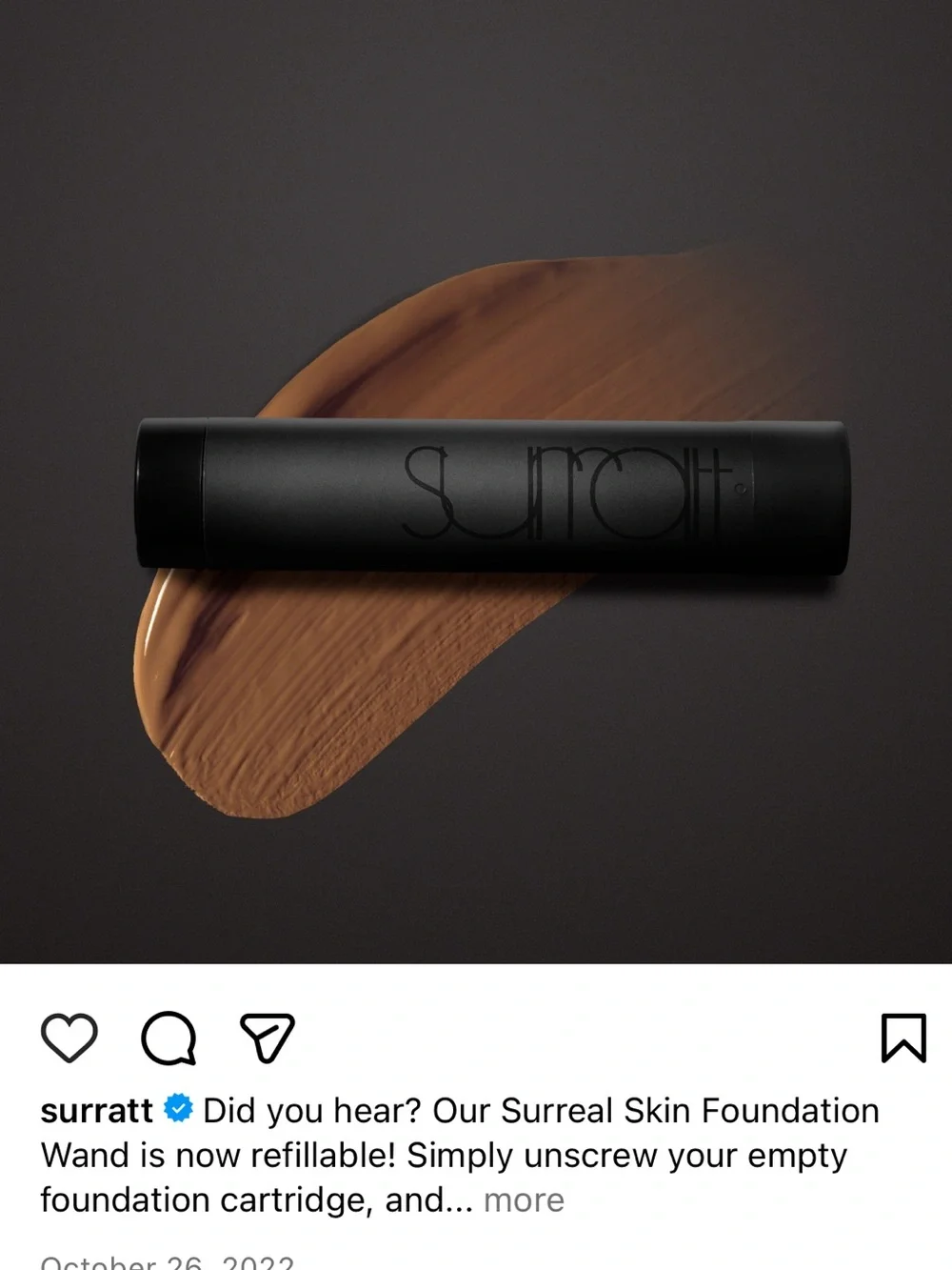 Surratt Surreal Skin Foundation Wand Refill 14 Bronze Gold